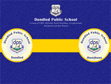 Tablet Screenshot of dundlodpublicschool.com